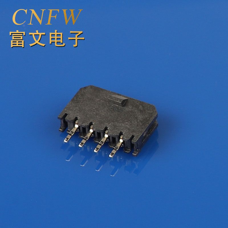 MX3.0 strip connector connector MX3.0-2A 2P 180 degree straight pin 3.0MM pitch black pin base