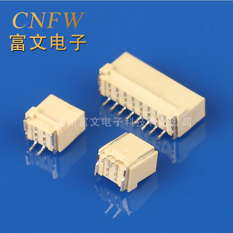 Ultra thin 1.0mm connector 1.0 horizontal mounting connector with buckle and lock 1.0 spacing horizontal mounting